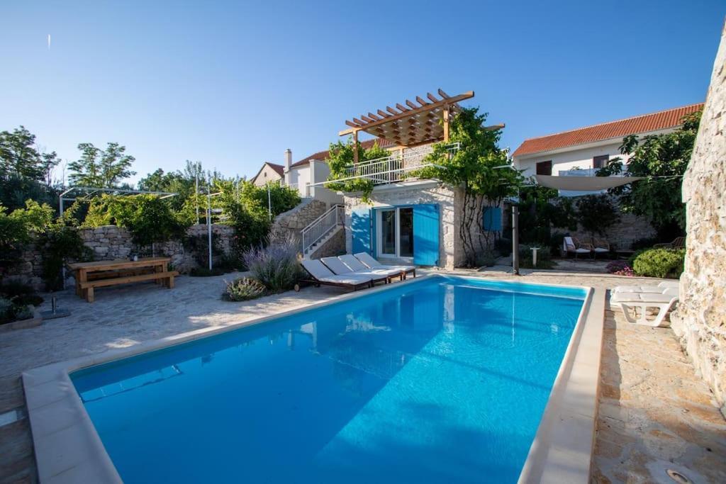 Вилла Stone House Kula Milica Mala Cista Экстерьер фото